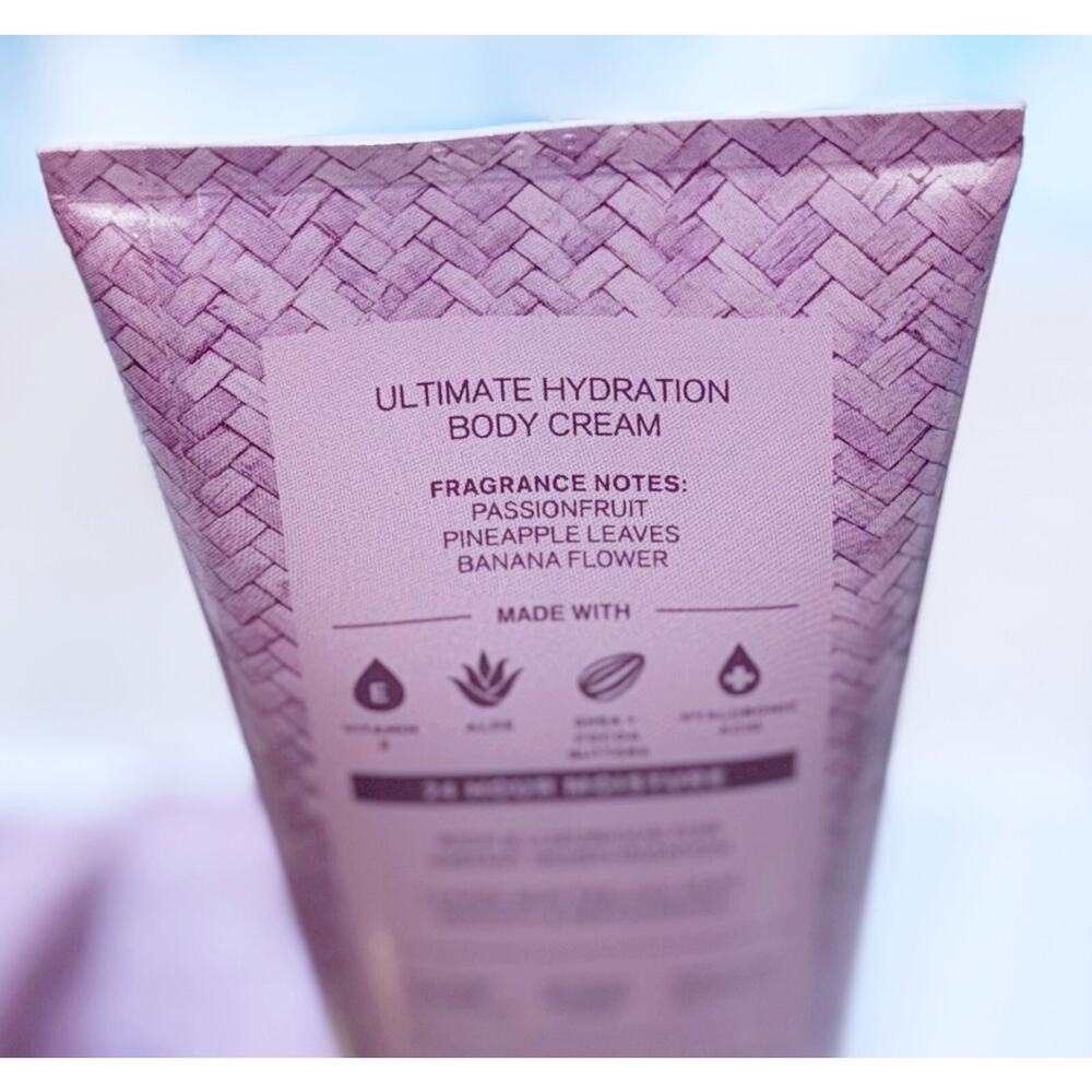 Bath & Body Works Bahamas Passionfruit Banana Ultimate Hydration Body Cream x3 - Picture 4 of 5